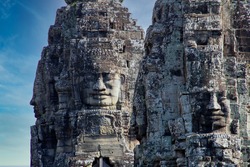 The tranquil stone faces of Bayon Temple, Cambodia 