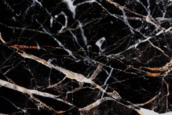 Patterned structure of black marble for background and design. Abstract texture.