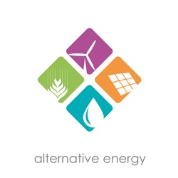 Vector sign alternative energy