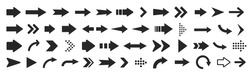 Arrow icon. Mega set of vector arrows