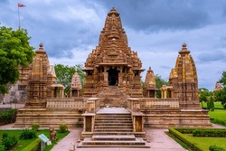 Lakshmana Temple Built by Chandella Ruler Yashovarman Between Circa 930-950 AD. Dedicated to Lord Vishnu.
It is situated in Khajurao Madhya Pradesh, India.