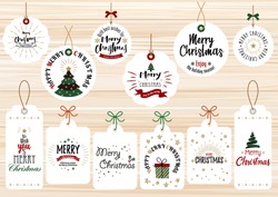 Fashionable and simple Christmas card set