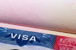 visa passport stamp travel american usa busines