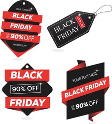 Black Friday Tag Design collection