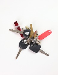 Assortment of many daily use multiple keys