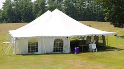 white events tent in the field
