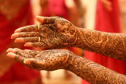 Indian Wedding Mehendi function Photo