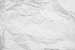 Abstract background with white crumpled paper.