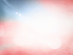 Patriotic day concept: Blurred red, blue and white color background