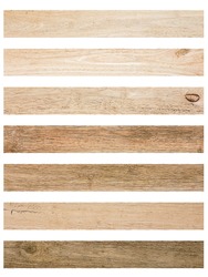 Isolate Wood plank brown texture background.Collection of  wood planks: concept wood decorate Web pages, book covers, floor and wall tiles, background, interior, office and school boards, billboards.