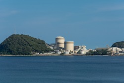 Mihama Nuclear Power Station in Fukui, Japan (Sea of Japan).