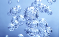 water bubbles in macro wallpaper
