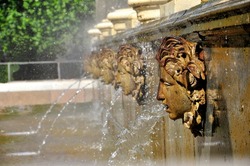 Fountains of Peterhof. Saint Petersburg.