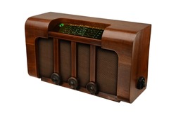 Vintage tube radio around year 1950-1960