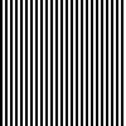 Seamless vertical lines pattern. Black lines on white background. Simple repeat ornament. Vector illustration.