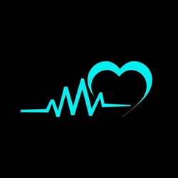 Cardiology healthcare medical heartbeat pulse and doctor logo design for business and company.