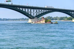 Old Municipal Water Intake Under Peace Bridge in Niagara River