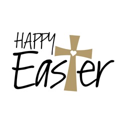 Christian Happy Easter Cross vector files Religious