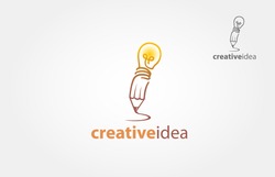 Creative Idea for mascot or logo design. Vector illustration