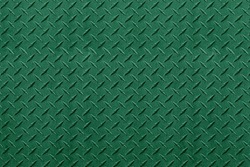 Closeup of textured green metal diamond plate.