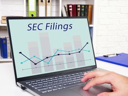  Financial concept about Securities and Exchange Commission SEC Filings with phrase on the page.