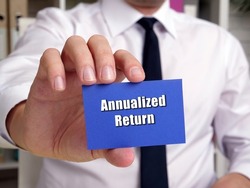  Annualized Return sign on the page.