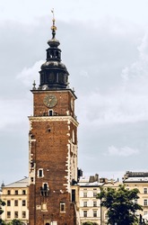 70 meters, 110 stone steps, executioners' cellars and 700 years on the Main Market - this is the town hall tower, the only thing left from the first seat of the city authorities of Krakow, Poland.