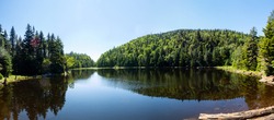 Panoramic view of the lake 