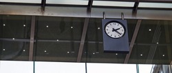 Clock at Station. on the morning time