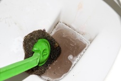 Toilet bowls and stains and needs to be cleaned, Maintaining cleanliness of the toilet