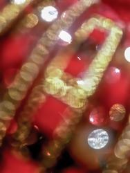 Defocused abstrac background image of bangles. 