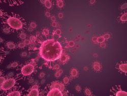Illustration of the covid19 virus