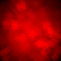 Abstract background made of shiny mosaic pattern. Disco style.  For design party flyer, leaflet and nightclub poster. Red color