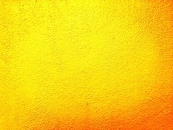 Closeup​ yellow​ wall​ texture​ for​ background. Abstract​ of​ surface​ wall​ concrete​ texture​ for​ vintage​ background.