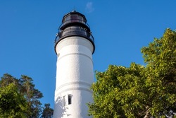 Photo of the historic Key West Lighthouse in Florida