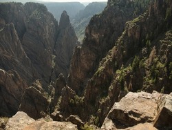 Cross Fissures View,
Black Canyon of the Gunnison National Park, Colorado.
