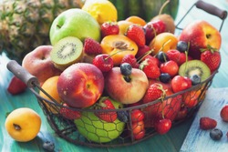 Fresh Healthy Organic Fruits 