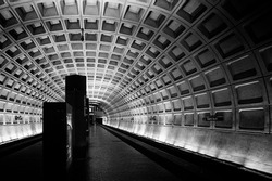 Subway station, Washington DC, USA