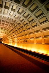 A subway station in Washington DC.