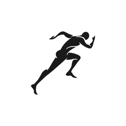 Logo inspiration: simple and elegant running person. The logo is suitable for business companies, sports etc.