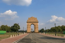 India Gate, aka All India War Memorial, in New Delhi, India