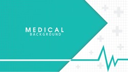 Abstract medical health care and science icon pattern medical innovation concept background vector design.