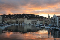 Sete, the Venice of Languedoc and the singular island in the Mediterranean sea, Herault, Occitanie, France
