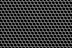 White fabric mesh. Simple black and white geometric texture. Laundry and sport mesh pattern. Endless abstract background

