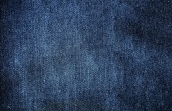 Texture of blue jeans for background