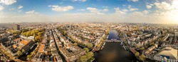 Aerial view of Amsterdam, Netherlands
