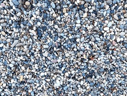 a pebble beach stone rock ocean shoreline sea rocks garden yard path walkway