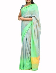 saree in vivid colour.girl wearing vivid color saree and present