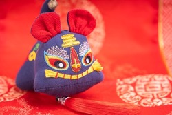 Tradition Chinese cloth doll tiger,2022 is year of the tiger