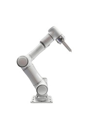 robot arm for industry isolated